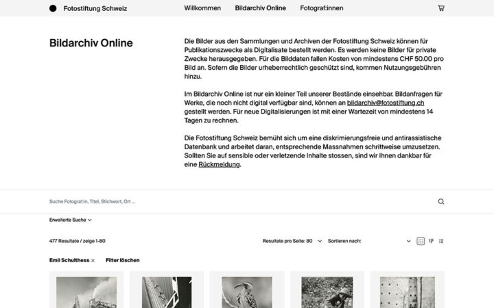 Fotostiftung: Werner Schulthess